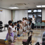 生徒たちが来園