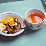 お楽しみ食のプリンパフェ