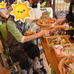 駄菓子を食べました。