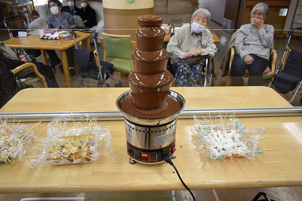 チョコレートファウンテン