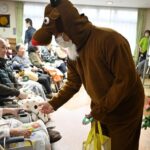 クリスマスリースのプレゼントがありました。