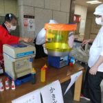 恒例のわたがし、かき氷です。