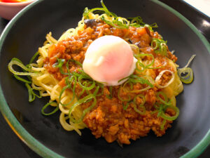 食事レク-きのこのジャージャー麺